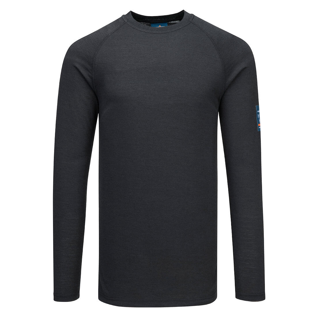 Modaflame Merino FR Long Sleeve T-Shirt - FR801 - Black - Customisable Base Layers