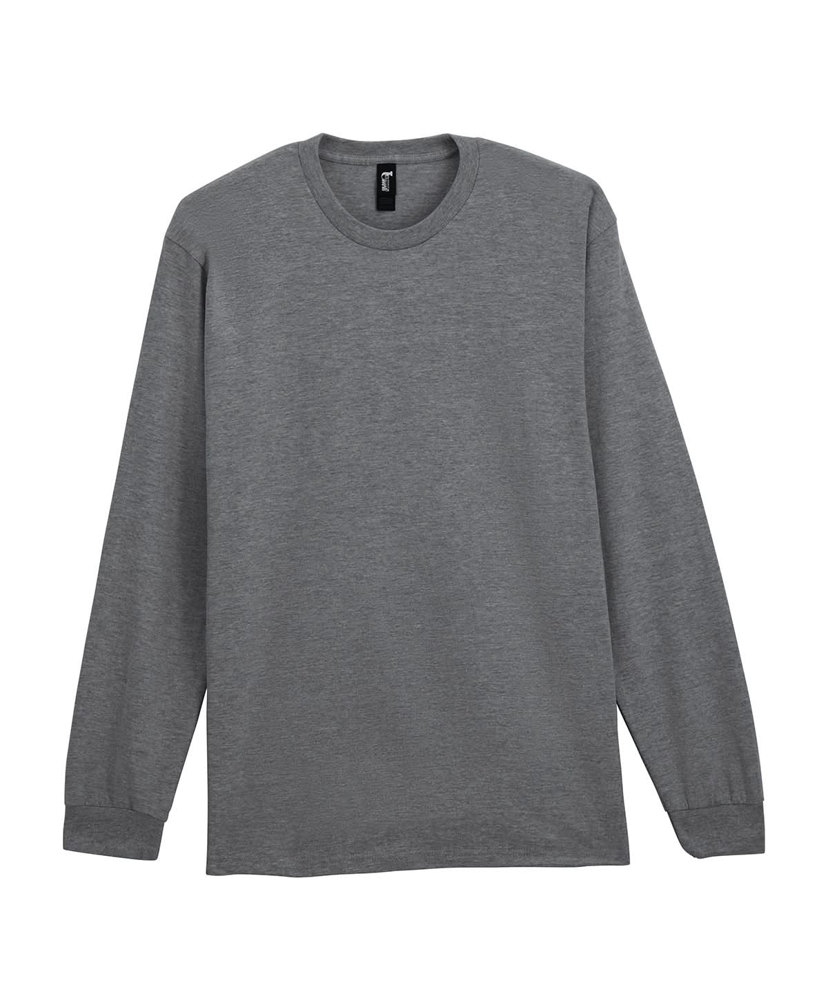Gildan Hammer Adult Long Sleeve T Shirt GD004 - Graphite Heather 5XL - Customisable T-Shirt