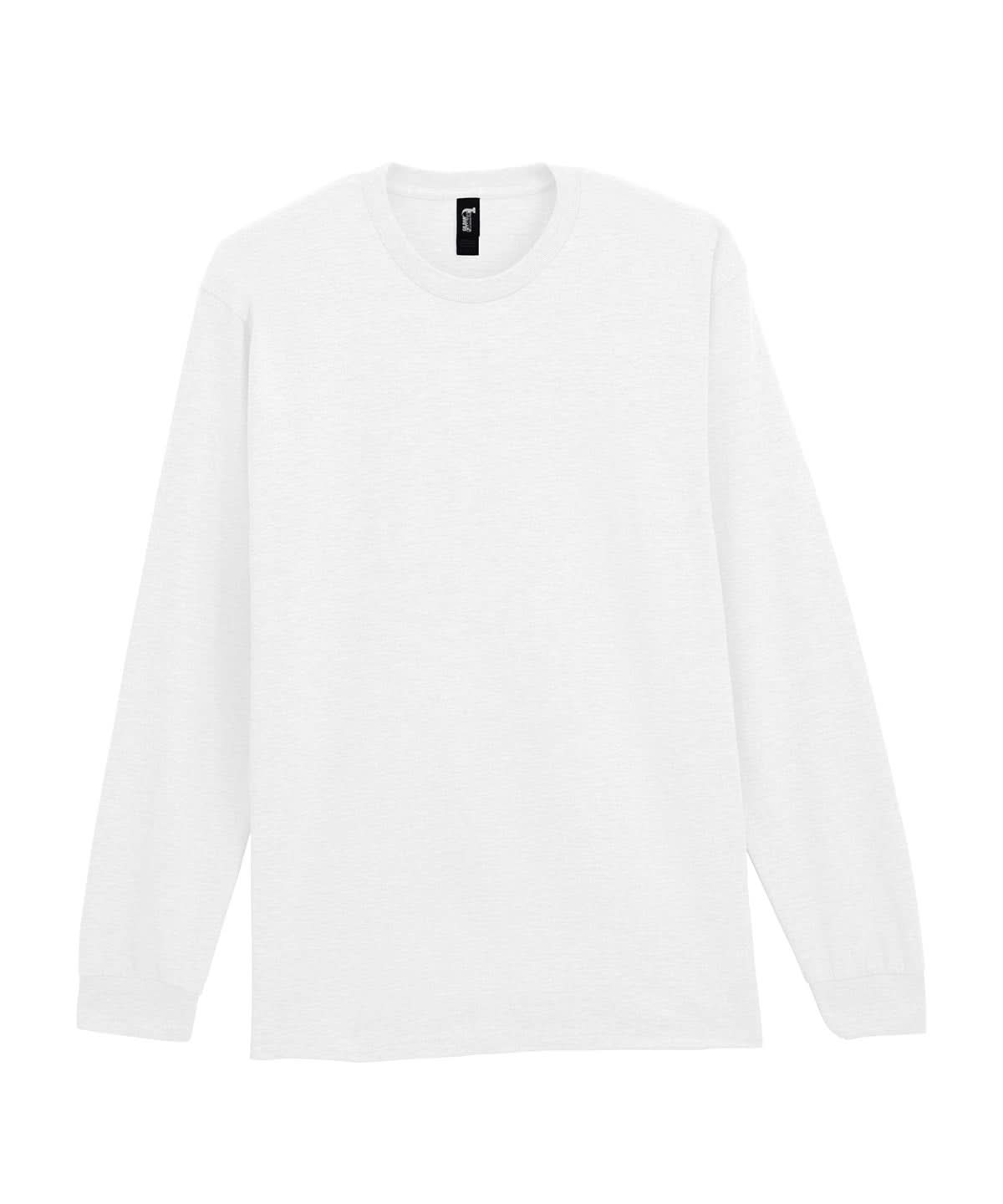 Gildan Hammer Adult Long Sleeve T Shirt GD004 - White 5XL - Customisable T-Shirt
