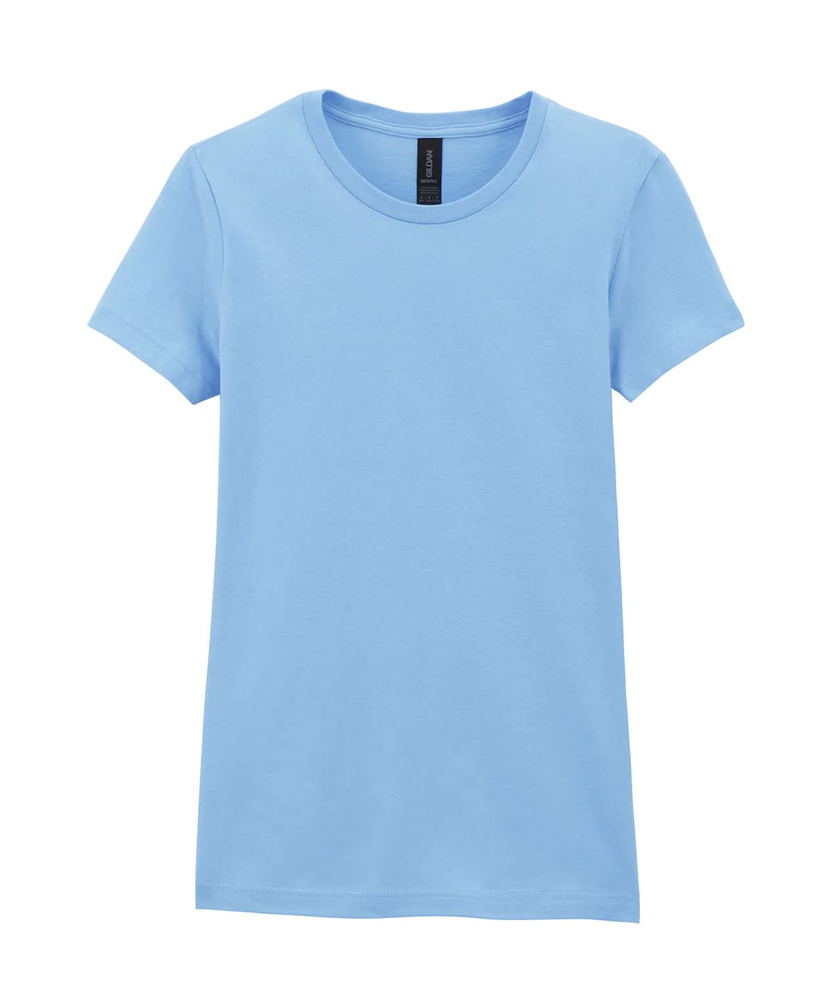Gildan Softstyle Womens Ringspun T Shirt Light Blue GD072 - Light Blue - Customisable T-Shirt