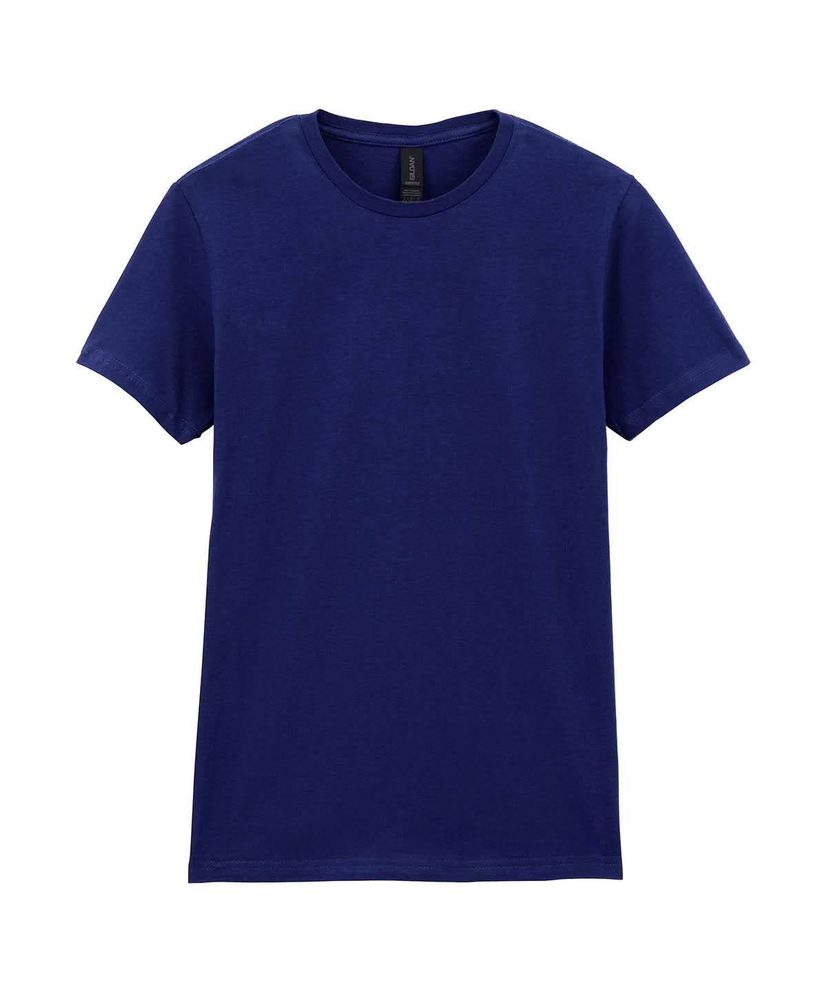 Gildan Softstyle Womens Ringspun T Shirt Navy GD072 - Navy - Customisable T-Shirt