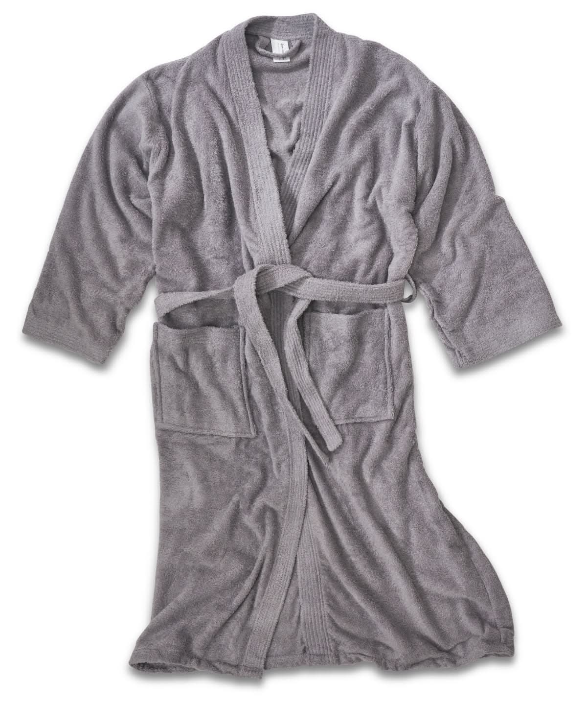 Home & Living Bamboo kimono robe HL004 - Grey One size - Customisable Robes