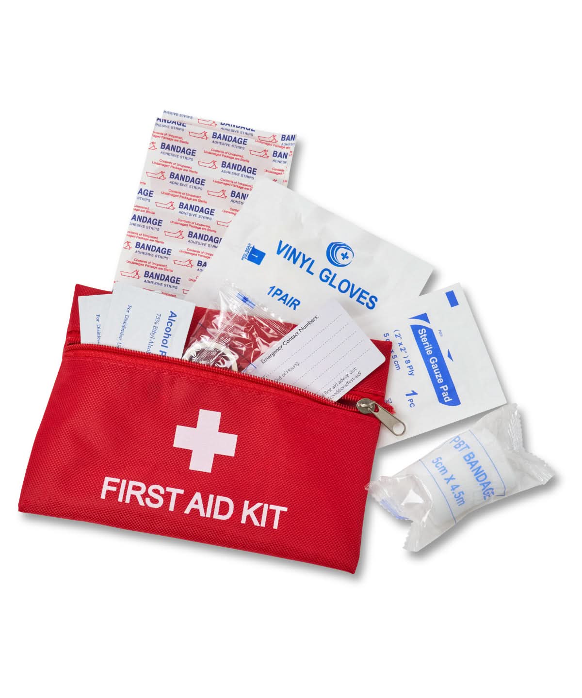 Home & Living Travel first aid kit HL035 - Red One size - Customisable First Aid Boxes