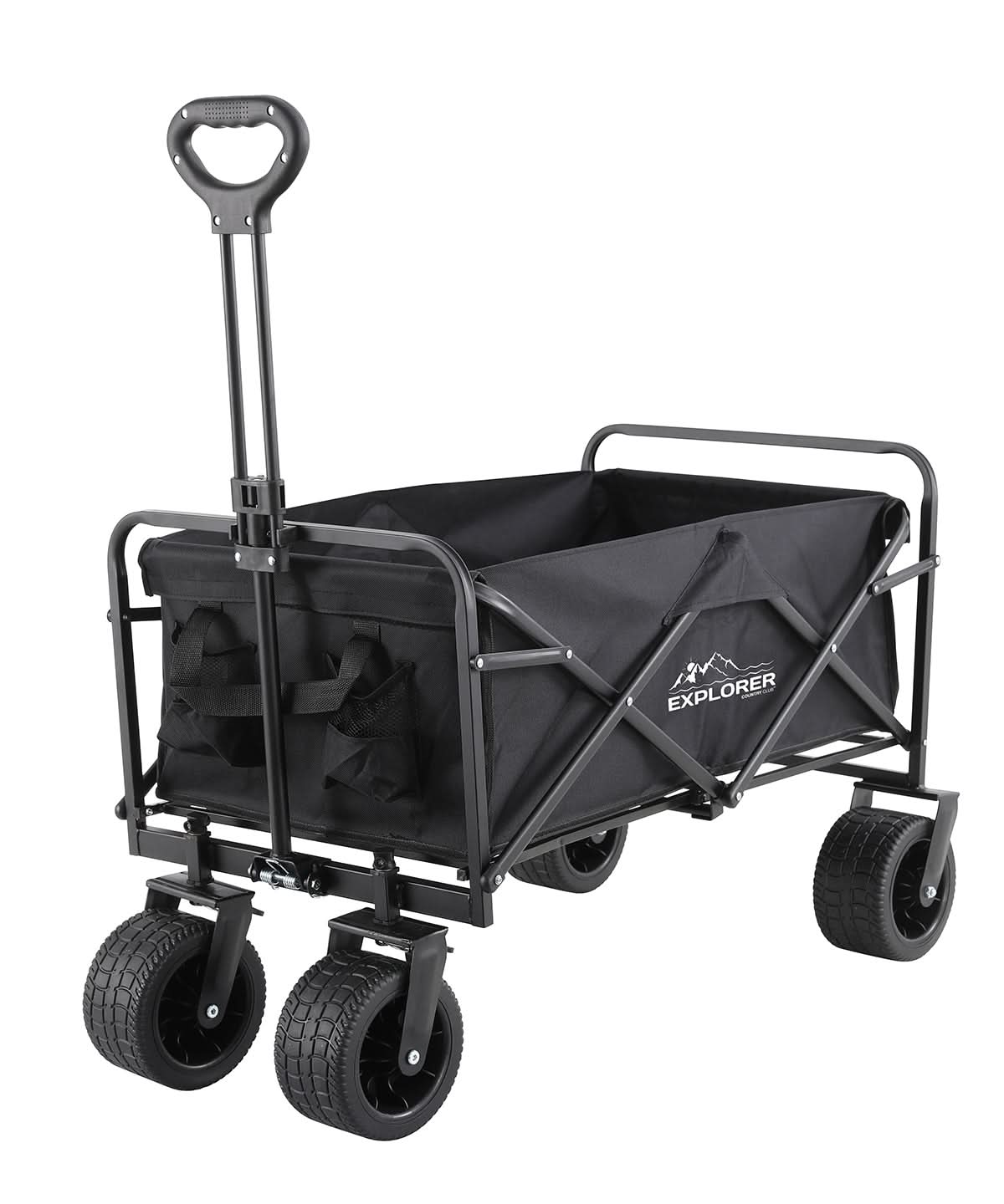 Home & Living Explorer foldable cart HL040 - Black One size - Customisable Storage