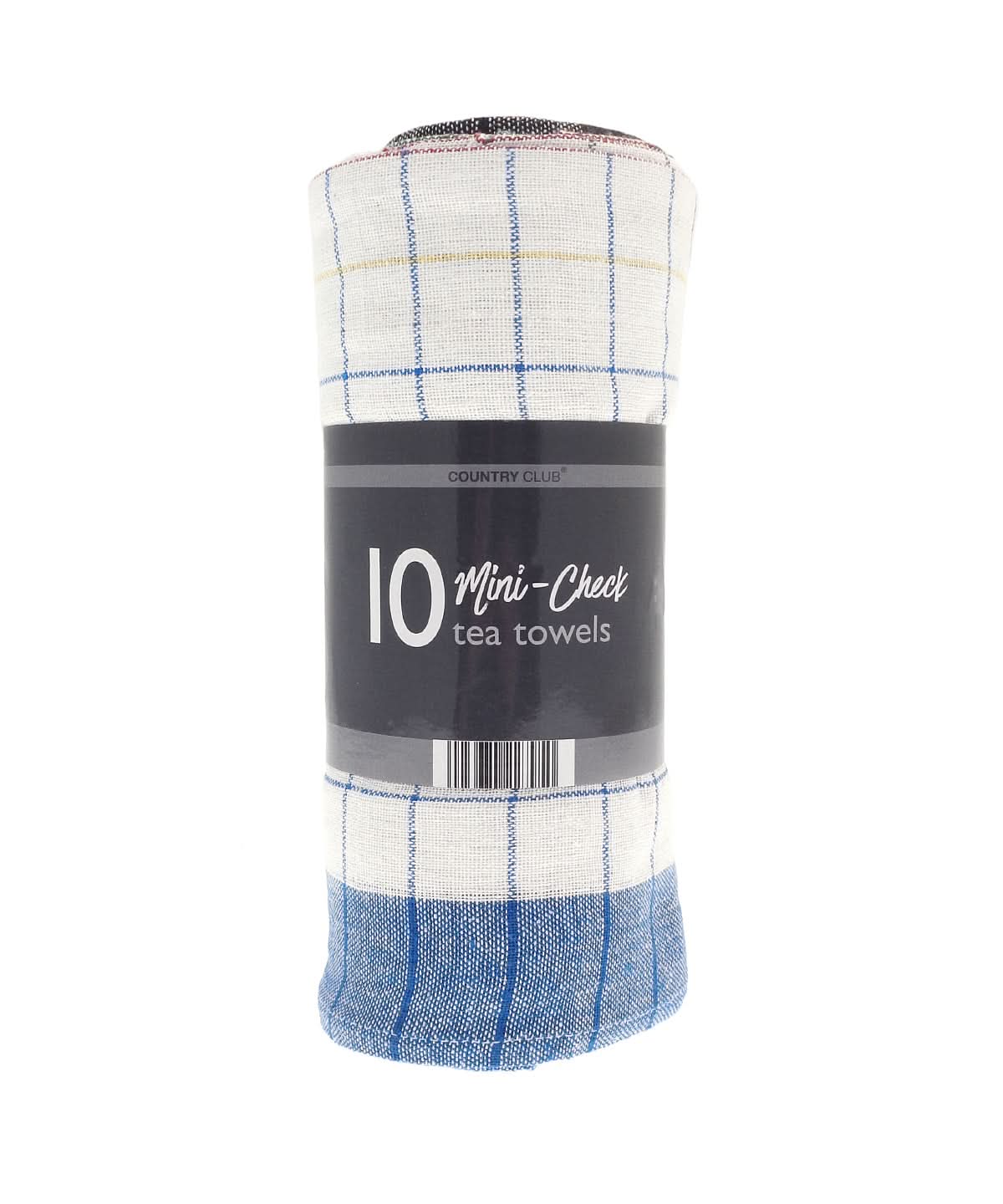 Home & Living Pack of tea towels 10 pack HL223 - Assorted One size - Customisable Towels