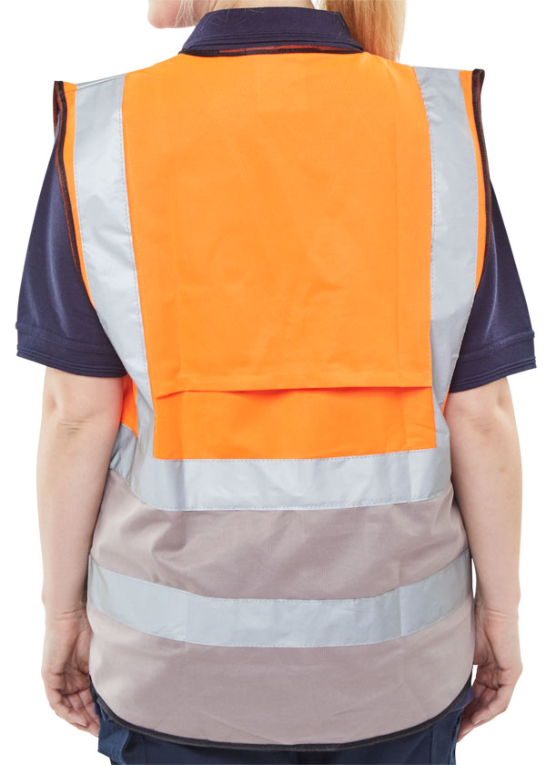 Beeswift Hi Vis Two Tone Executive Id Vest Hvwctt - - Customisable Hi-Vis Vest