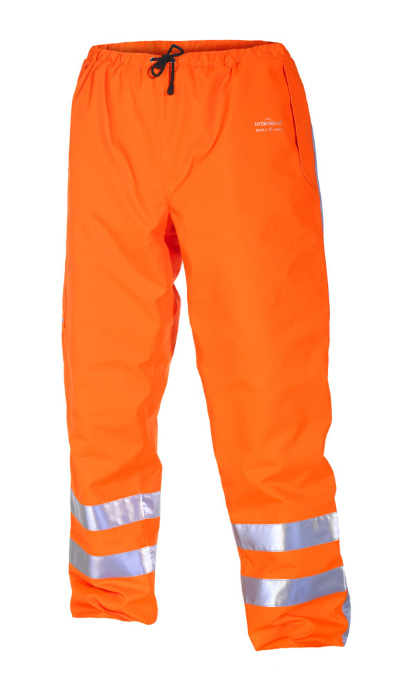 Hyd Sns Hv Hydrowear Urbach Sns Hi Vis Waterproof Quilted Trousers - HYD072200 - Orange - Customisable Trousers