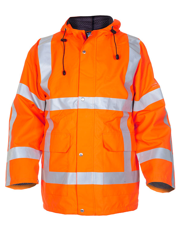 Hyd Sns Hv Hydrowear Uithoorn Sns Hi Vis Waterproof Parka Jacket Hyd072360 - Orange - Customisable Jacket