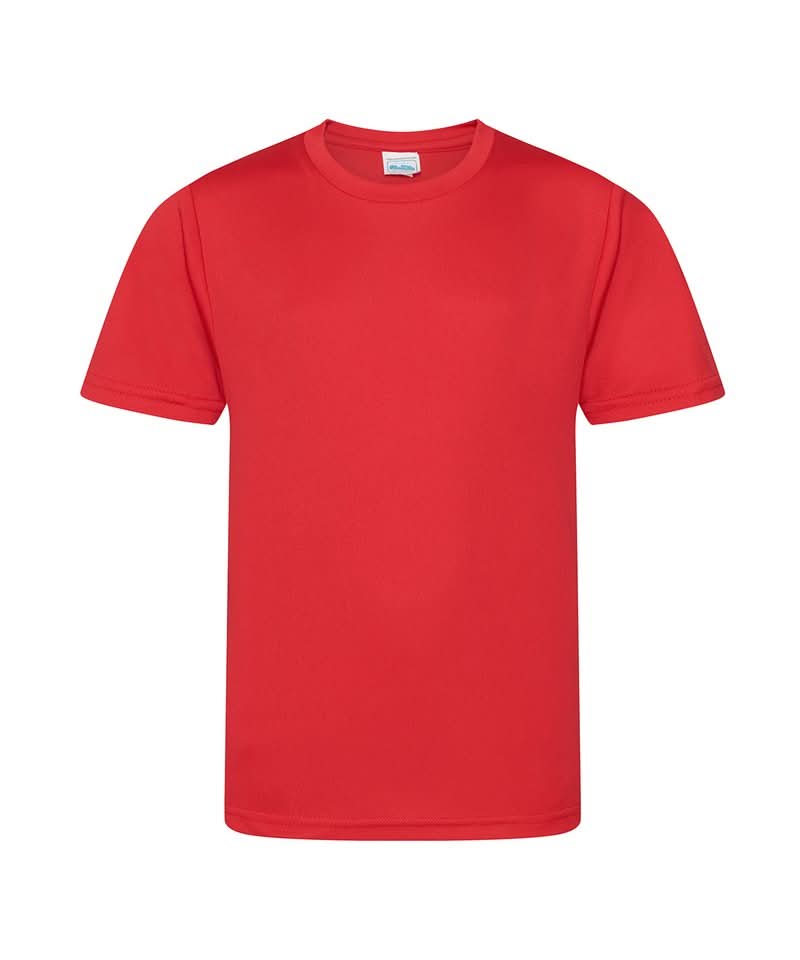 AWDis Just Cool Kids cool smooth T JC20J - Fire Red - Customisable T-Shirt