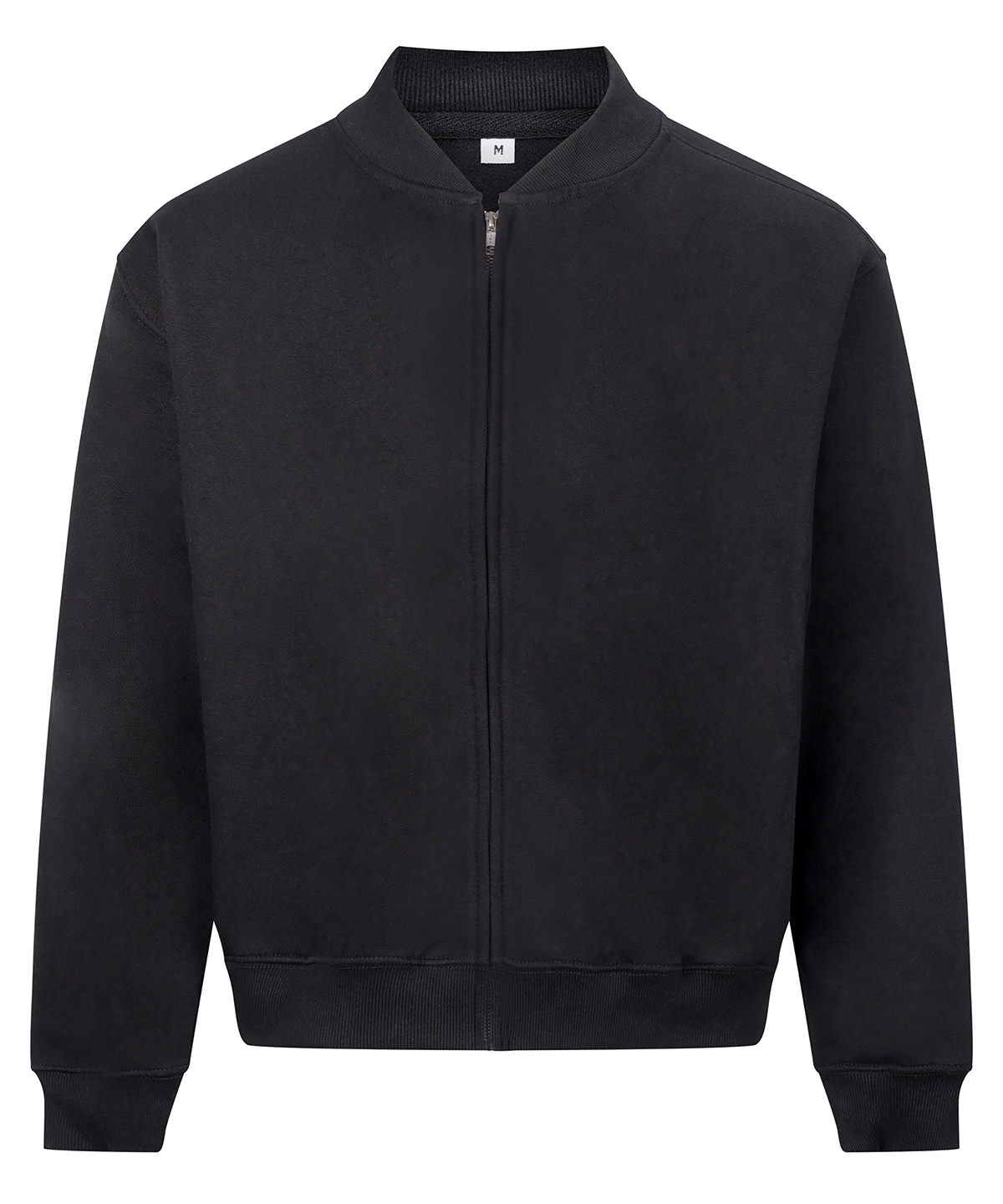 Signature heavyweight bomber sweat - JH124 - Deep Black - Customisable Sweatshirts