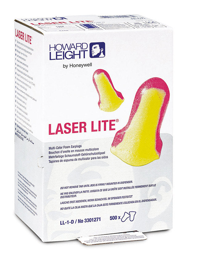 Honeywell Laser Lite LS500 Uncorded Ear Plugs Dispenser Refill - - Customisable Hearing Protection