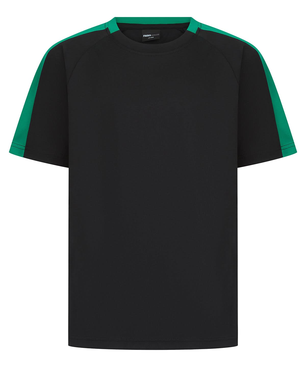Finden & Hales Finden Hales Kids team t shirt LV292 - Black Emerald - Customisable T-Shirt