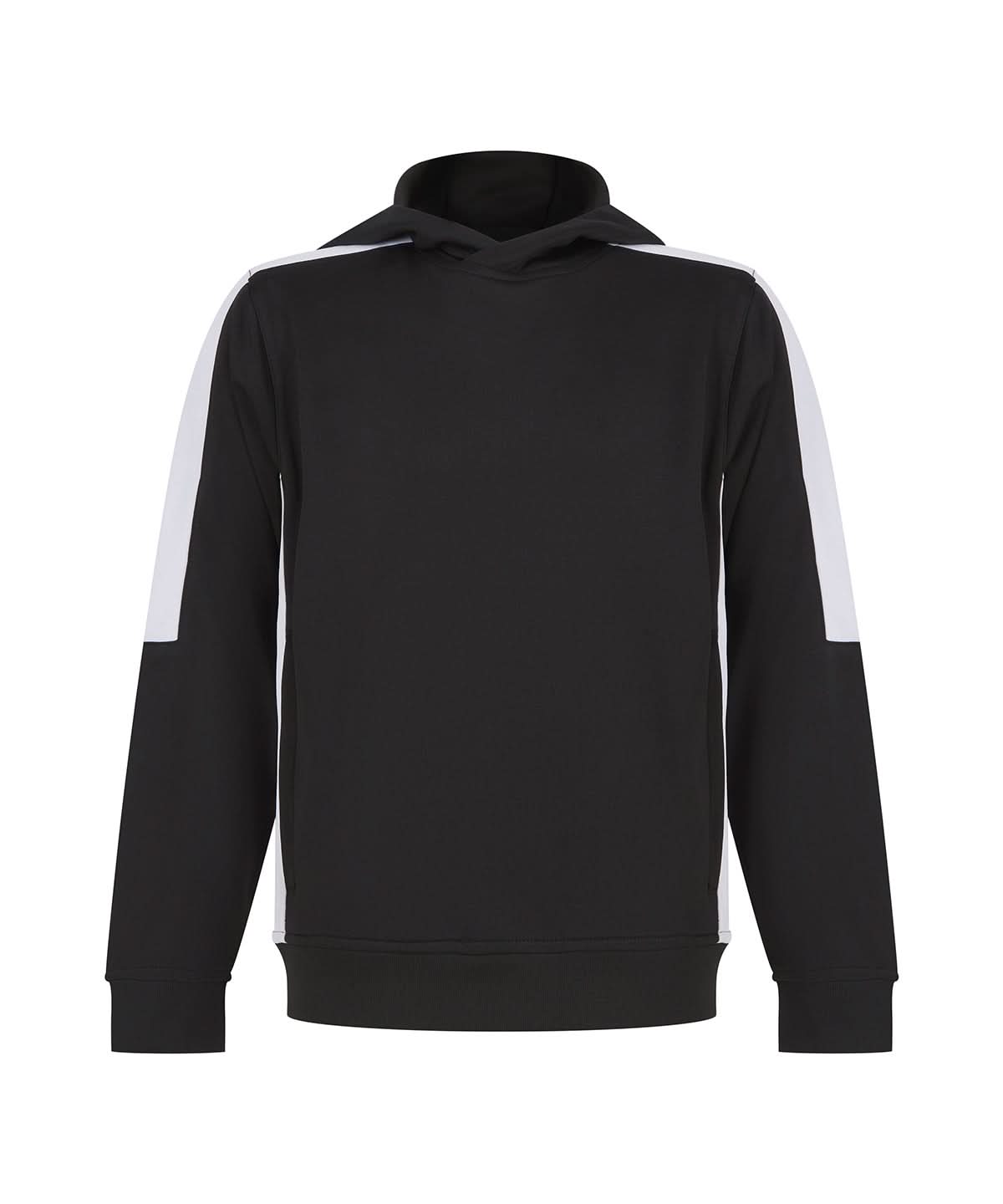 Finden & Hales Kids team hoodie LV342 - Black White - Customisable Hoodies