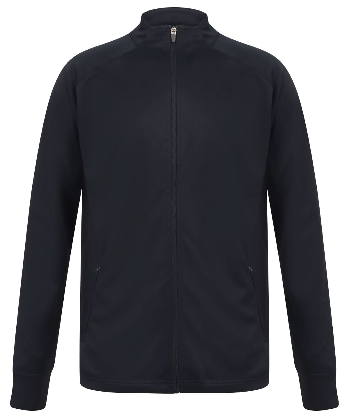 Finden & Hales Finden Hales Knitted tracksuit top Navy LV871 - Navy - Customisable Trackwear
