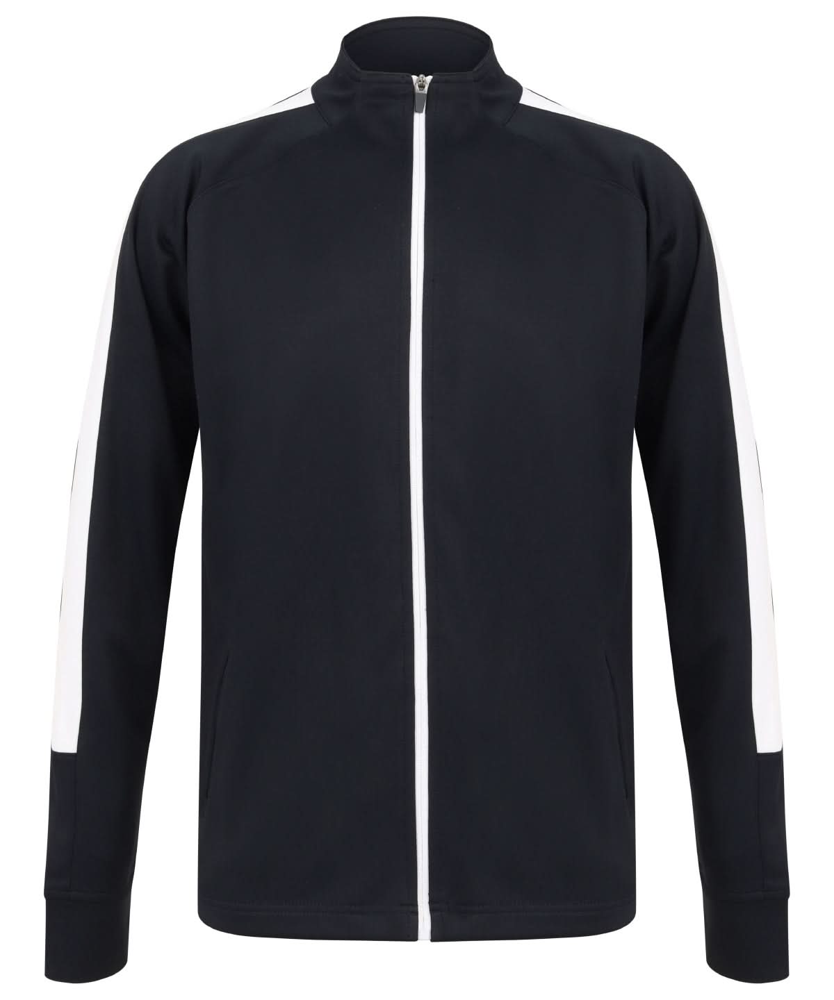 Finden & Hales Finden Hales Knitted tracksuit top Navywhite LV871 - Navywhite - Customisable Trackwear