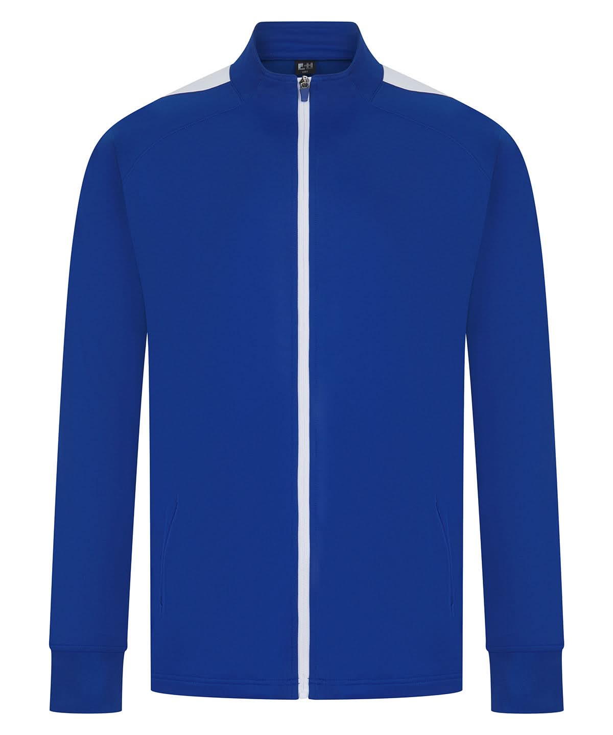 Finden & Hales Finden Hales Knitted tracksuit top Royalwhite LV871 - Royalwhite - Customisable Trackwear