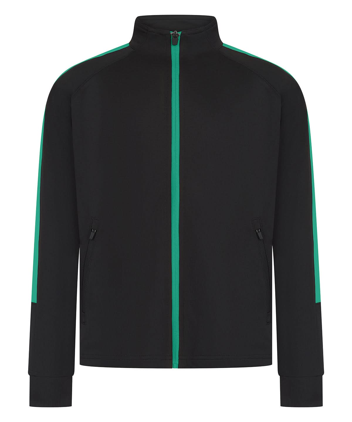 Finden & Hales Finden Hales Kids knitted tracksuit top LV873 - Black Emerald - Customisable Trackwear