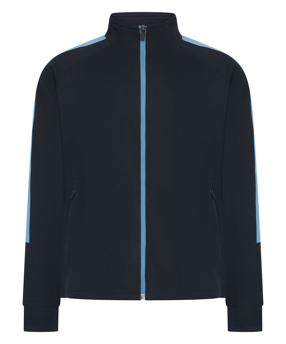 Finden & Hales Finden Hales Kids knitted tracksuit top LV873 - Navy Sky - Customisable Trackwear