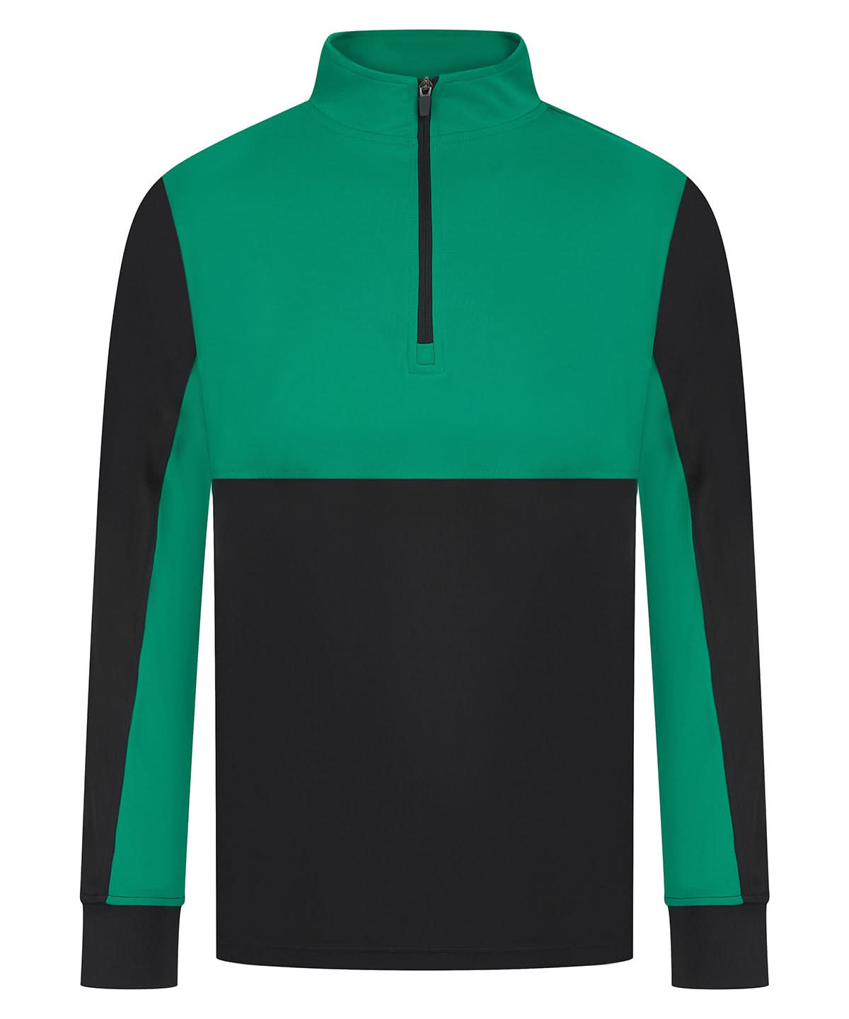 Finden & Hales Adults o Zip Tracksuit Top LV874 - Black Emerald - Customisable Trackwear