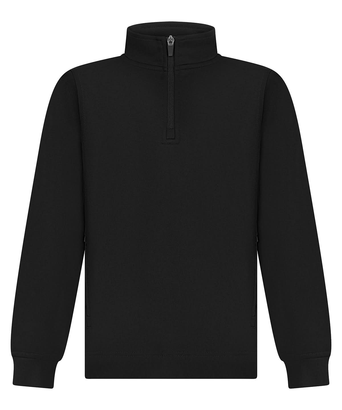 Finden & Hales Finden Hales Kids tracksuit top LV875 - Black - Customisable Trackwear