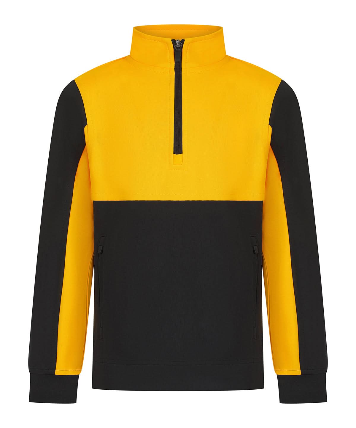 Finden & Hales Finden Hales Kids tracksuit top LV875 - Black Gold - Customisable Trackwear