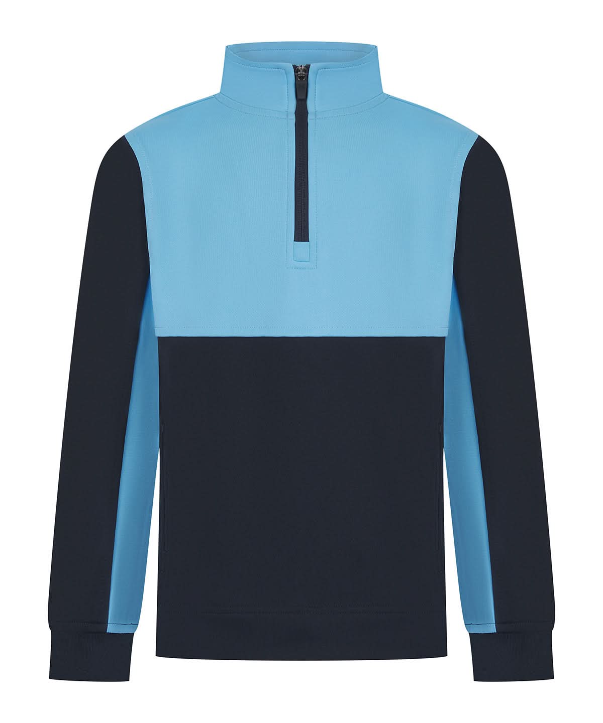 Finden & Hales Finden Hales Kids tracksuit top LV875 - Navy Sky - Customisable Trackwear