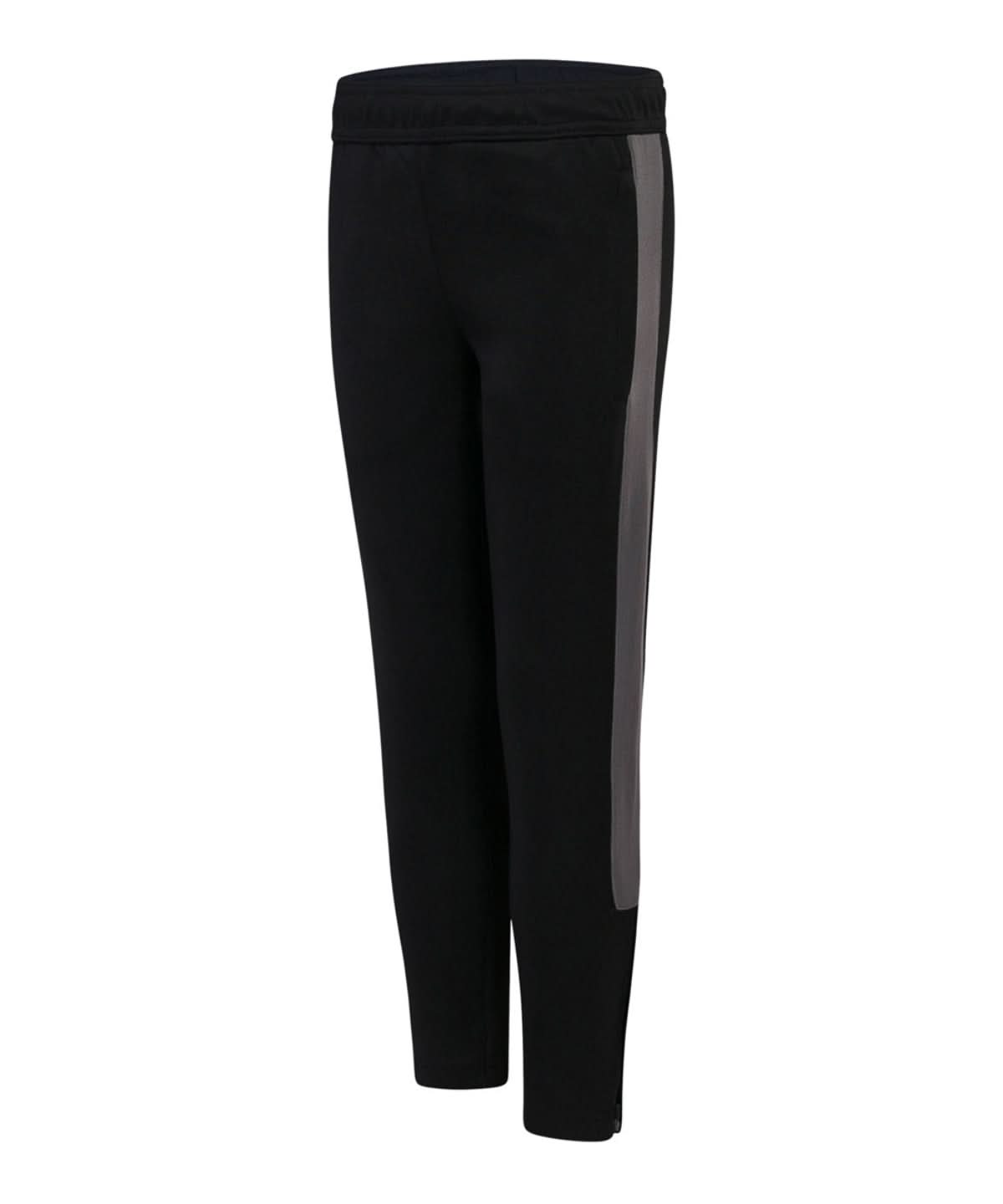 Finden & Hales Finden Hales Kids knitted tracksuit pants LV883 - Black Gunmetal Grey - Customisable Trackwear