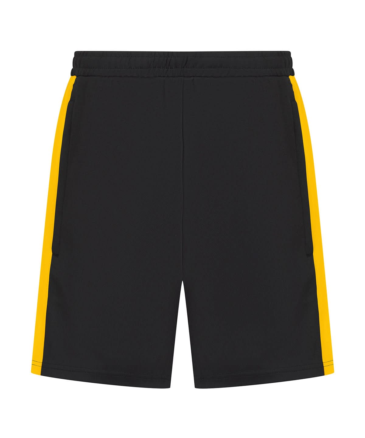 Finden & Hales Finden Hales Knitted shorts with zip pockets LV886 - Black Gold - Customisable Shorts