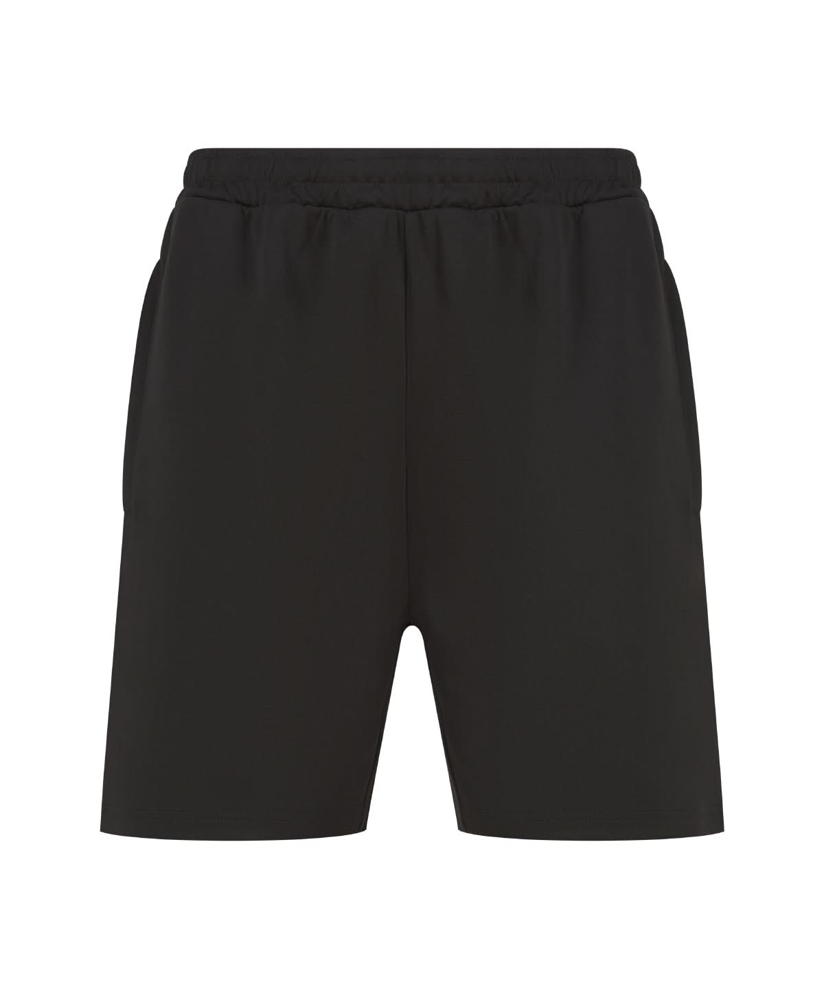 Finden & Hales Finden Hales Kids knitted shorts with zip pockets LV887 - Black - Customisable Shorts