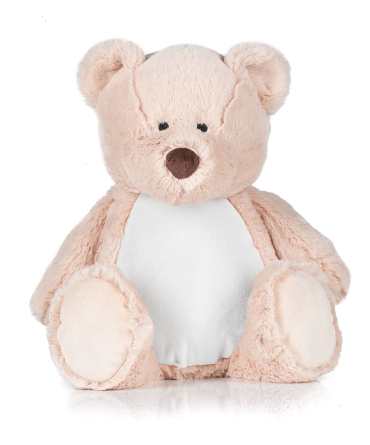 Zippie teddy - MM051 - Mid Brown L - Customisable Soft Toys