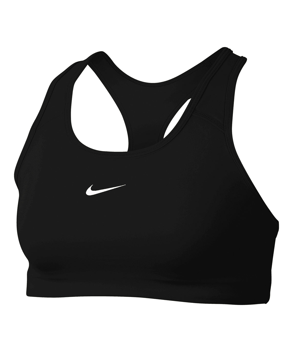 Women’s Nike Dri-FIT Swoosh one-piece bra - NK379 - Black White - Customisable Bras