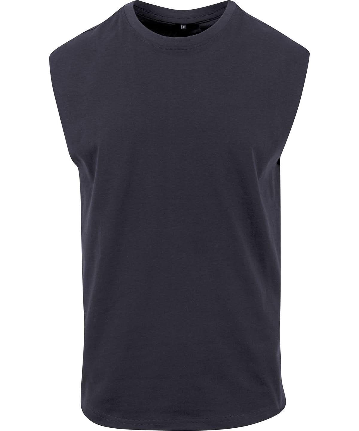 New Morning Studios SleeveleShort Sleeve tee NM016 - Navy - Customisable T-Shirt