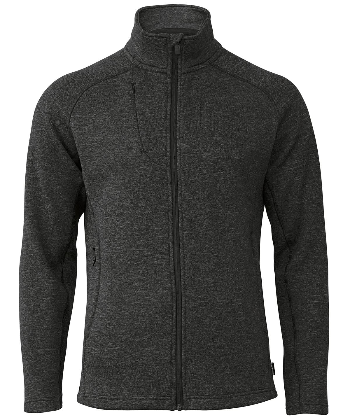 Nimbus Montana knitted fleece jacket NP08M - Dark Grey Melange - Customisable Jacket