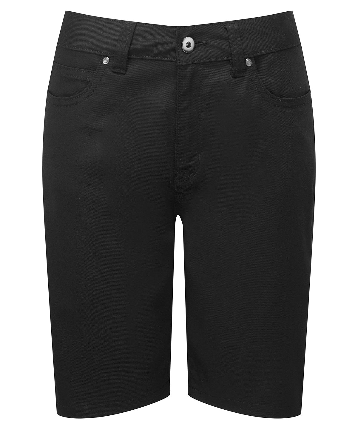 Women’s performance chino shorts - PR572 - Black - Customisable Shorts