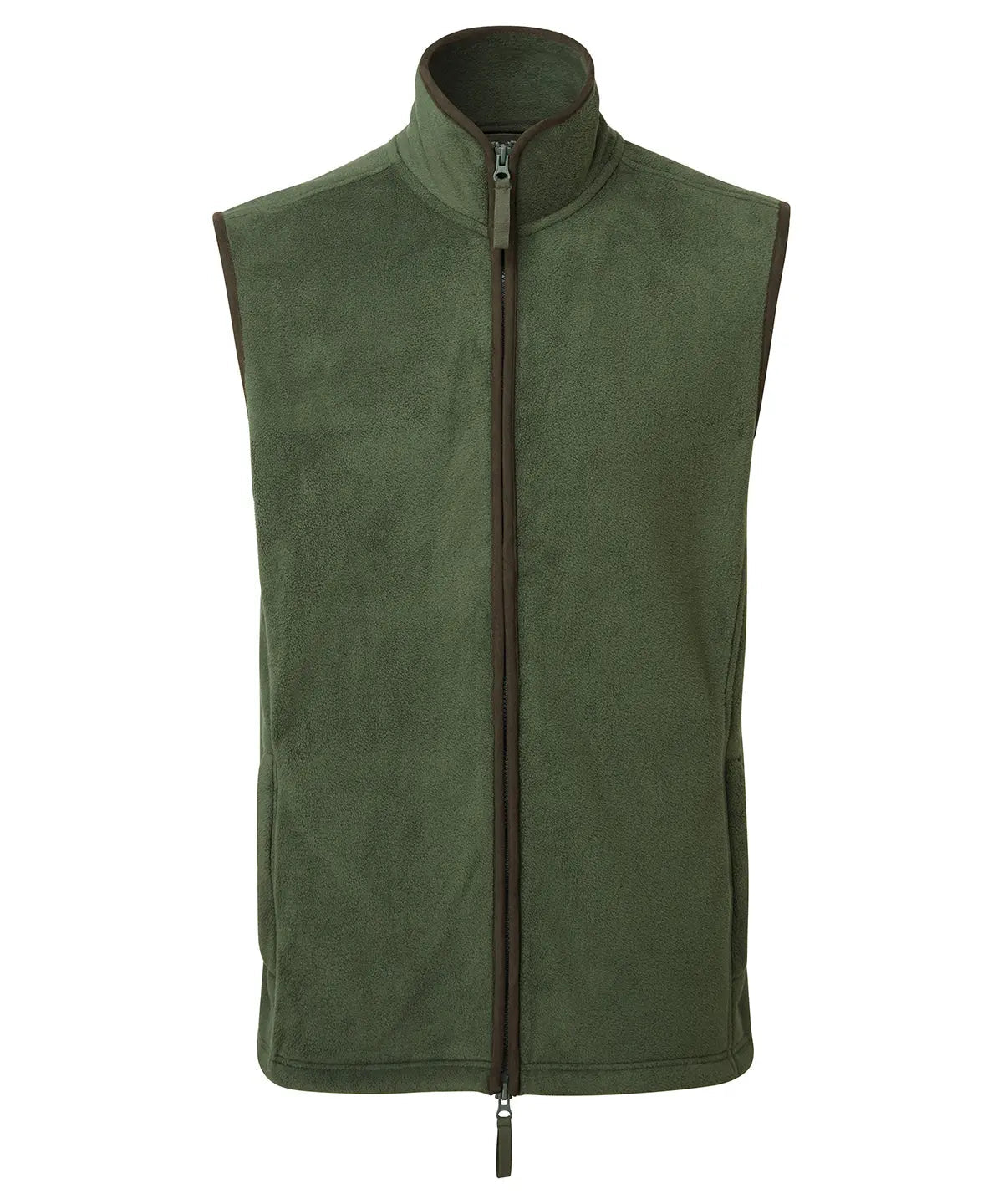 Artisan fleece gilet - PR803 - Moss Green Brown - Customisable Gilets & Body Warmers