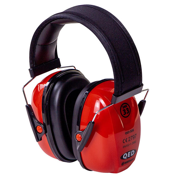 Beeswift QED SNR33 Comfort Ear Defenders - - Customisable Hearing Protection