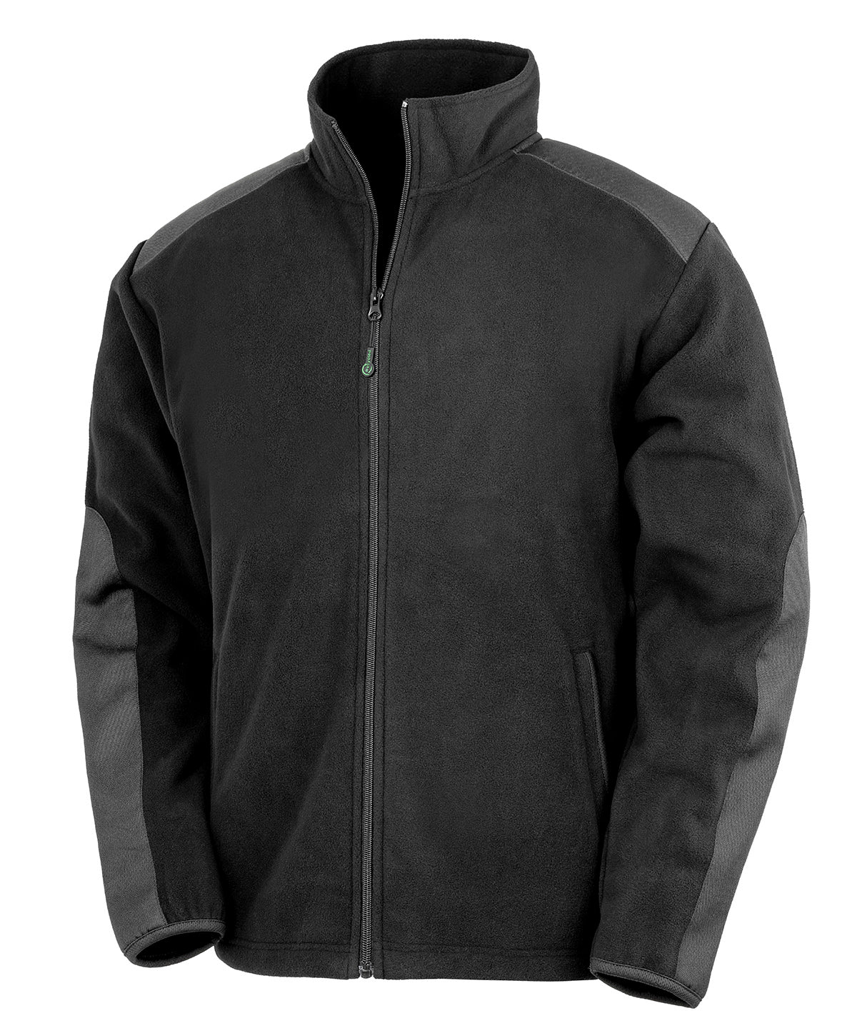 Work-Guard recycled heavy duty microfleece - R515X - Black - Customisable Fleece