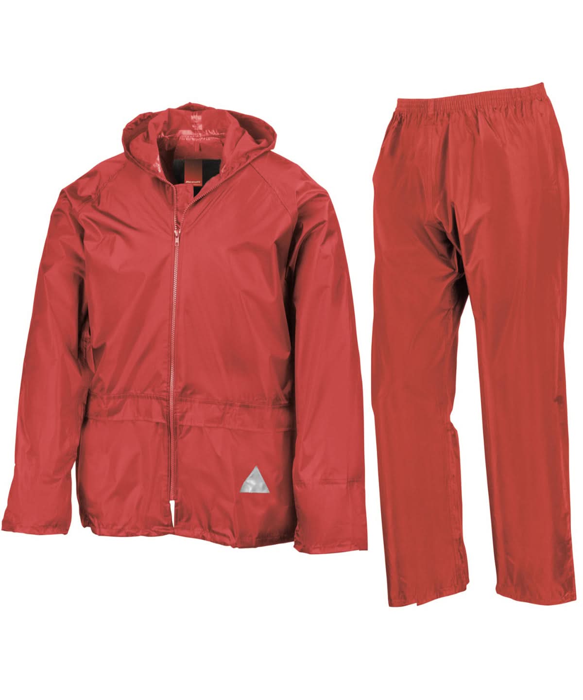 Result Waterproof jacket and trouser set RE95A - Red - Customisable Jacket