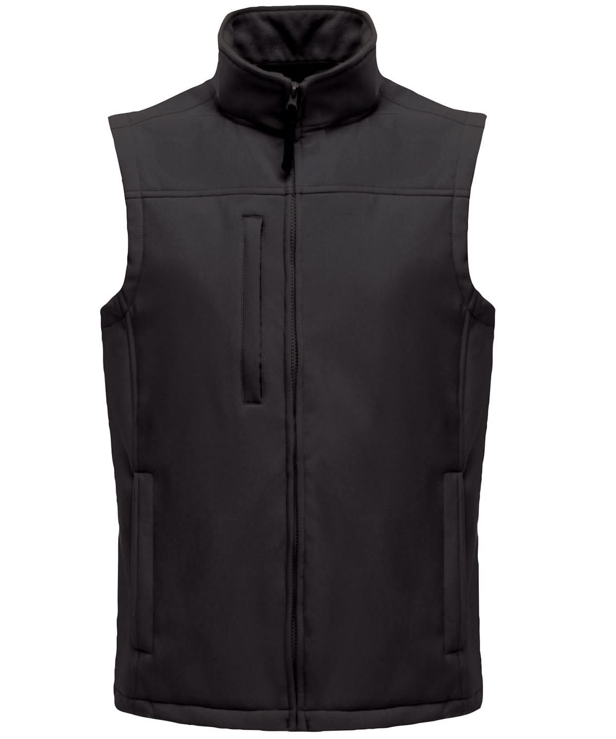 Regatta Professional Flux softshell bodywarmer RG154 - All Black - Customisable Bodywarmers