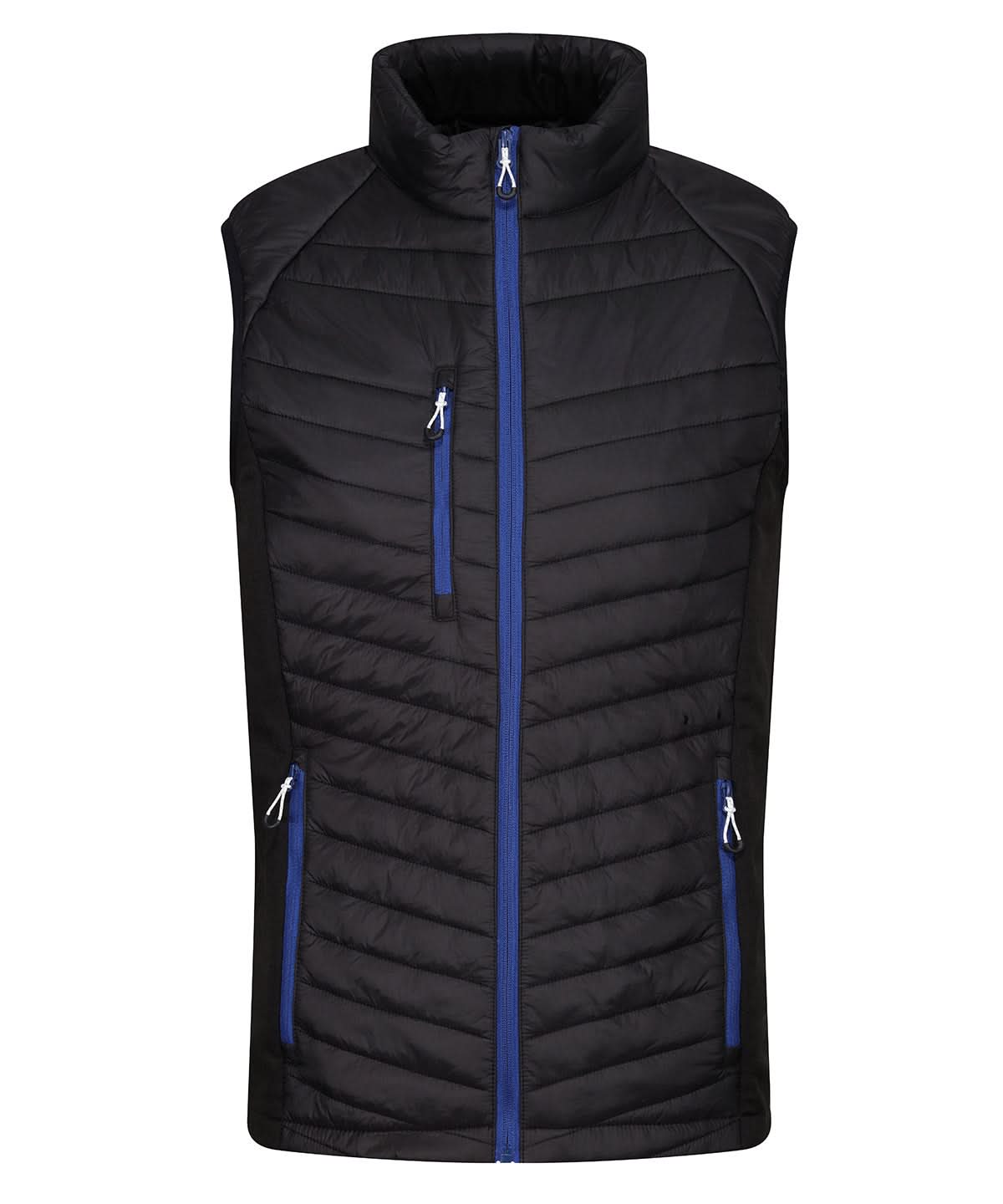 Regatta Professional Navigate hybrid bodywarmer RG341 - Black New Royal - Customisable Bodywarmers