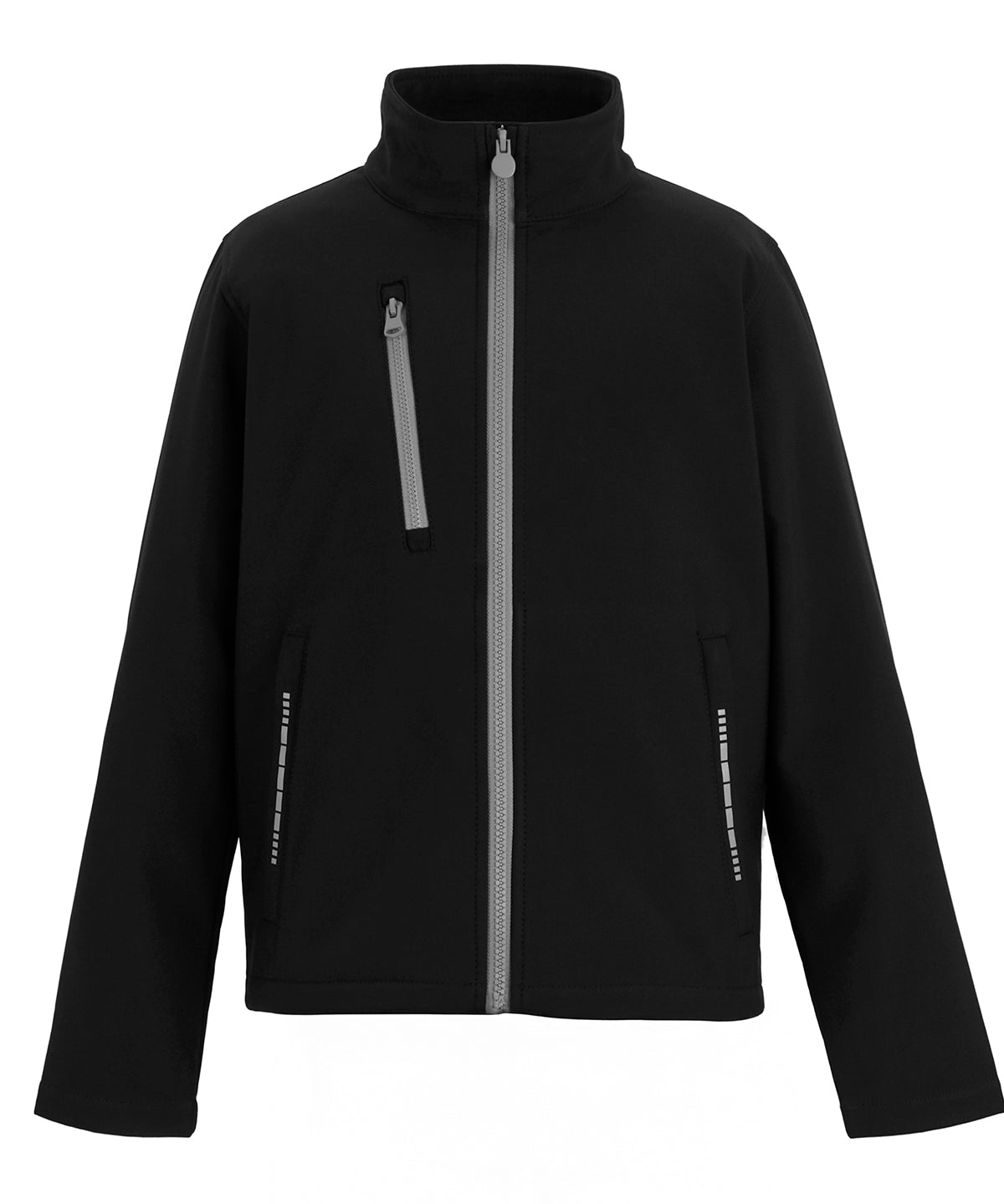 Junior Ablaze 3L softshell jacket - RG393 - Black Mineral Grey - Customisable Softshells
