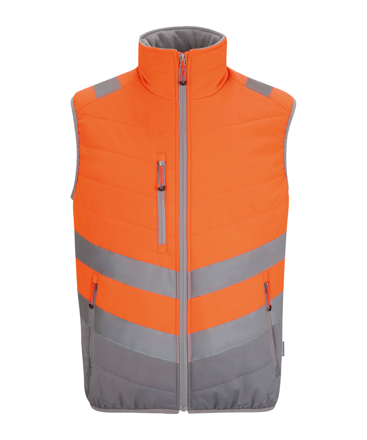 Hi-vis two-tone thermal bodywarmer - RG486 - Orange - Customisable Gilets & Body Warmers