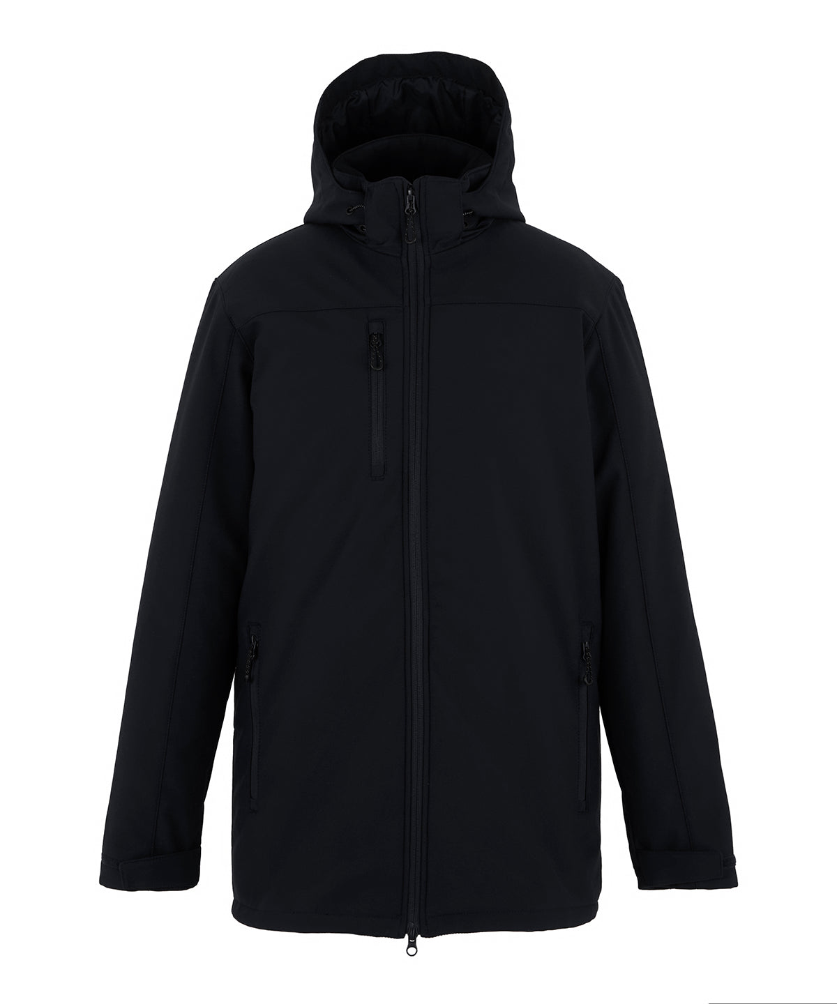 Blizzard softshell winter parka - RG742 - Black - Customisable Softshells
