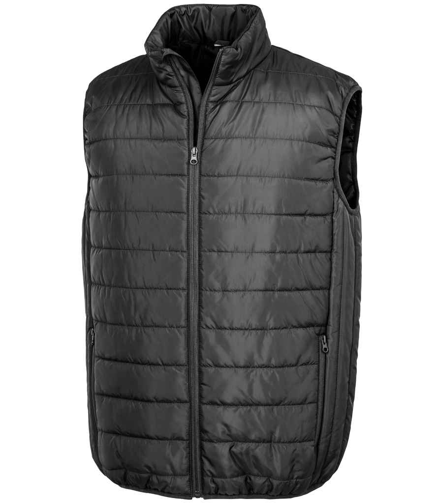 Result Core Promo Padded Bodywarmer R244X - Black XL - Customisable Bodywarmers