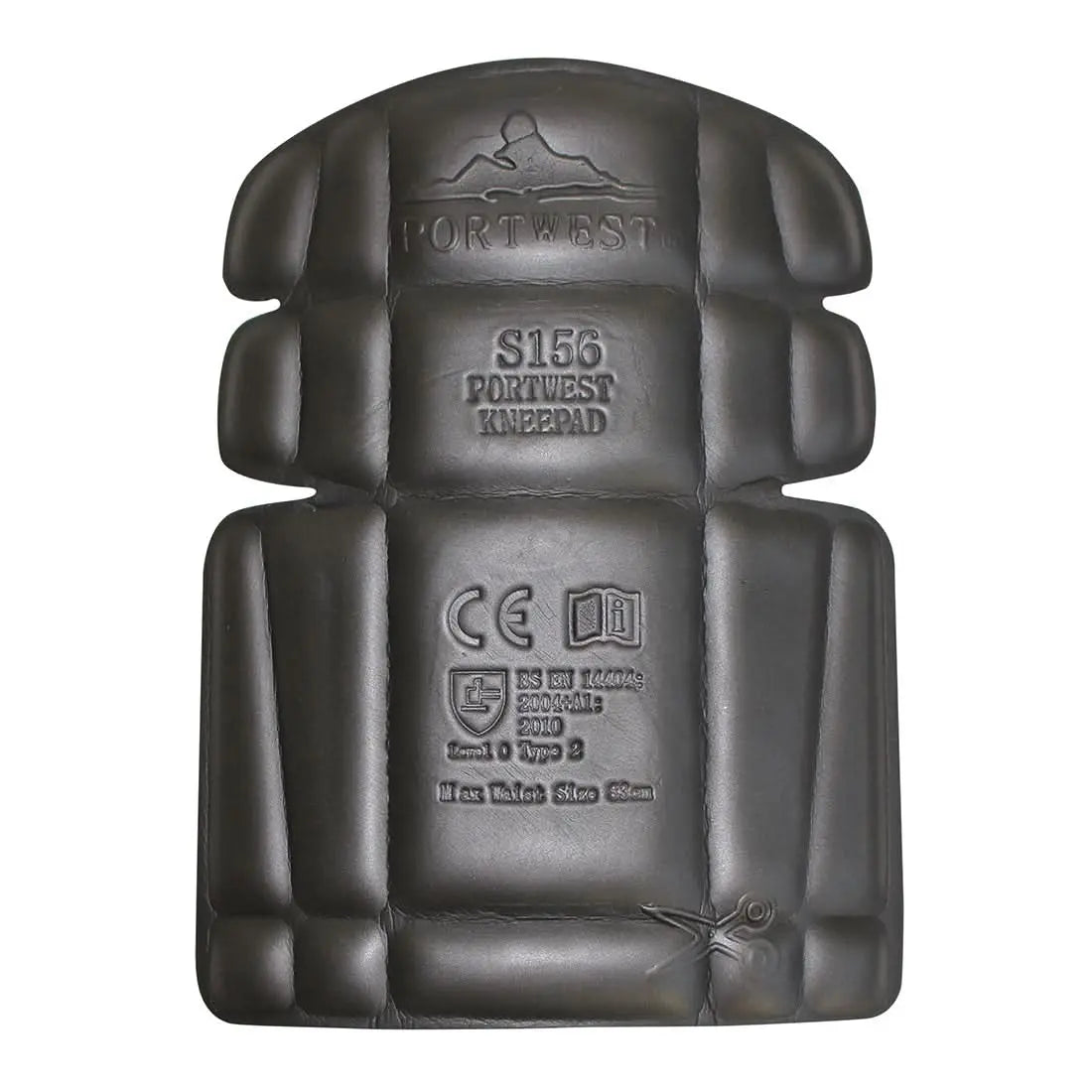 Knee Pad S156 - Black - Customisable Kneepads & Mats