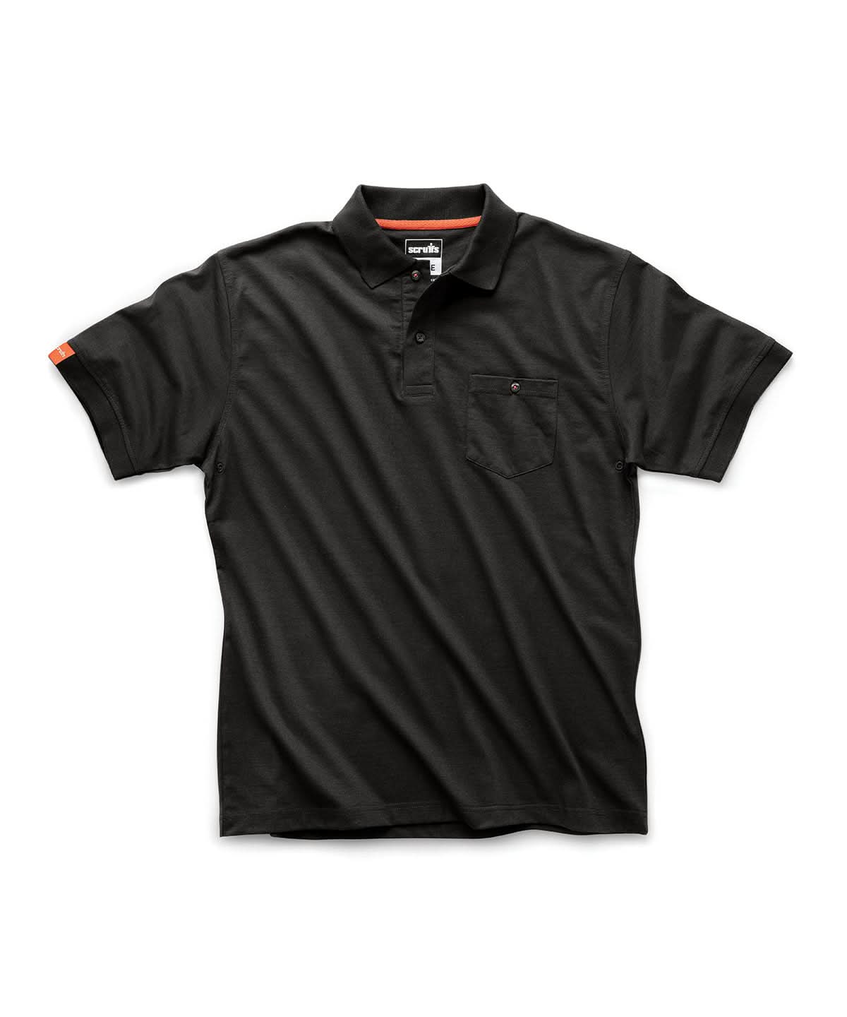 Scruffs Eco Worker polo SH004 - Black - Customisable Polos