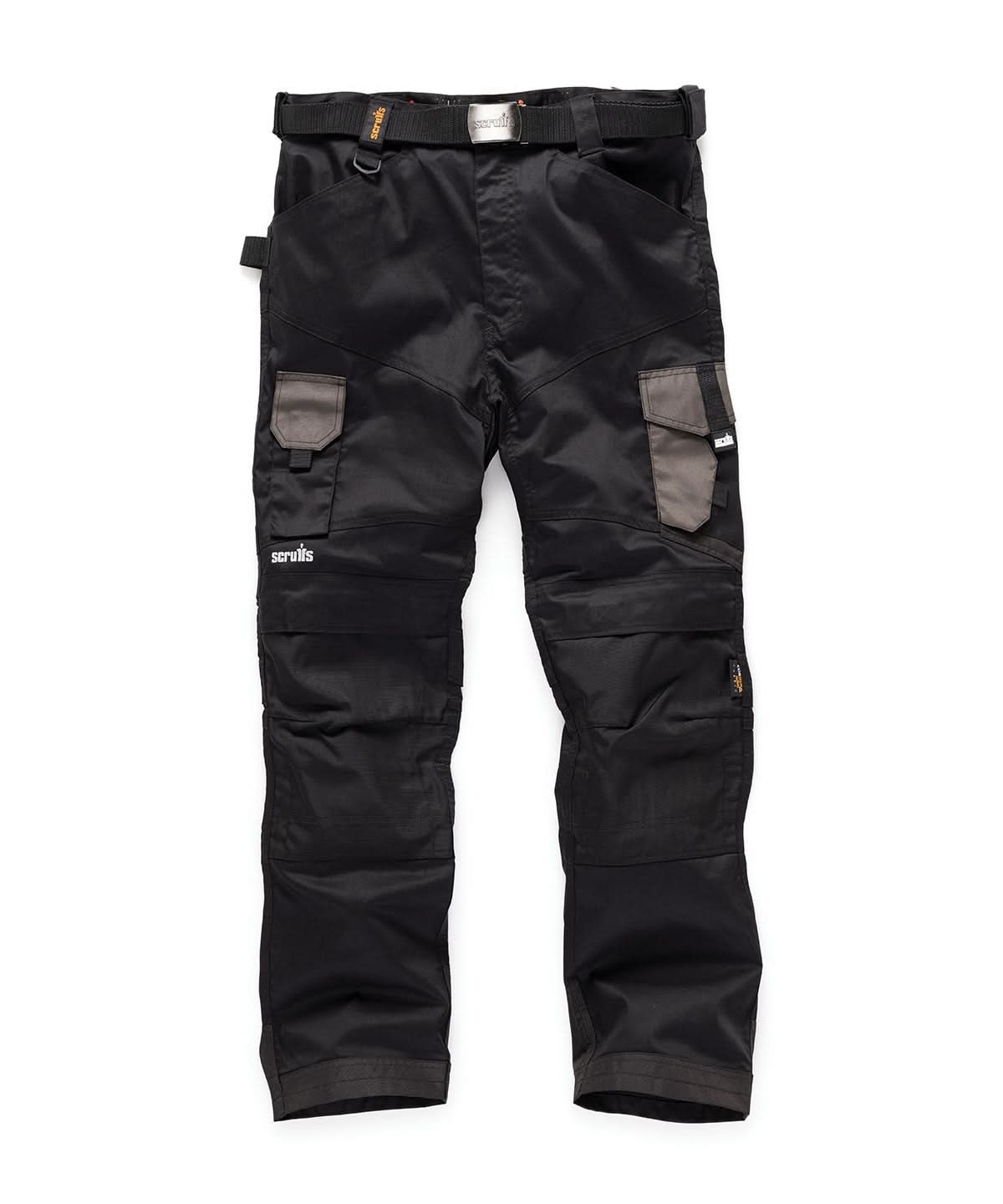 Scruffs Pro Flex Plus Holster Trousers SH072 - Black 28 Reg - Customisable Trousers