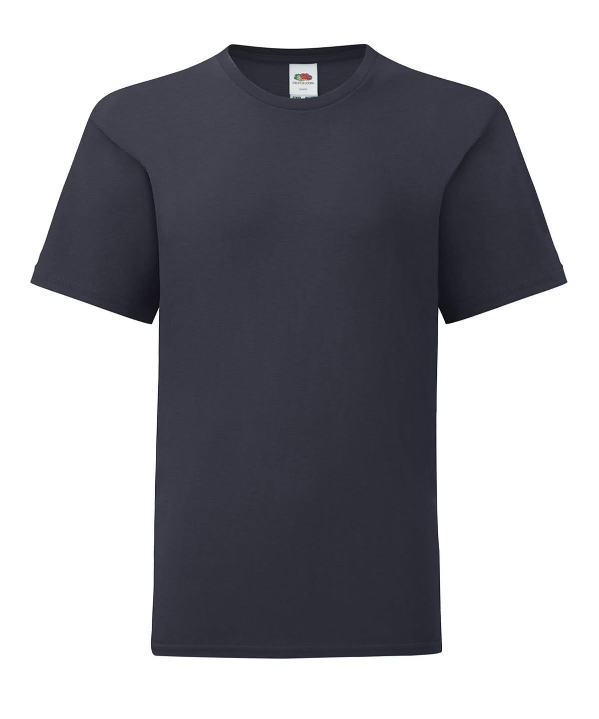 Kids iconic 150 T Deep Navy SS023 - Deep Navy - Customisable T-Shirt