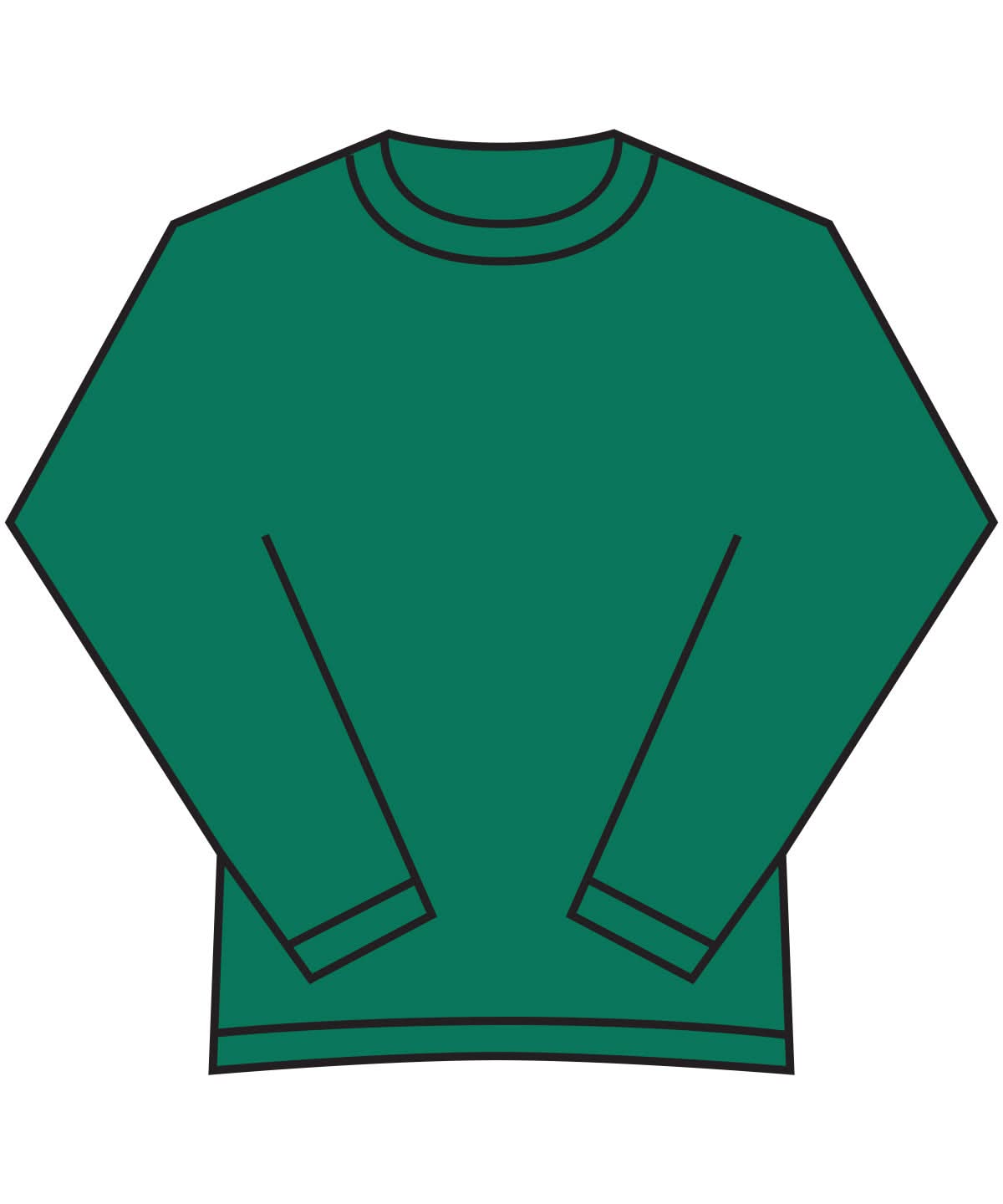 Supercotton Sweatshirt SS240 - College Green - Customisable Sweatshirts