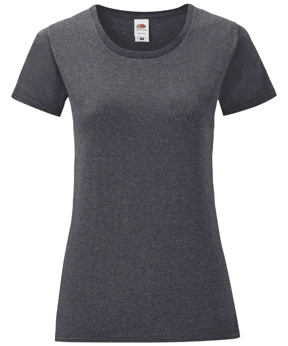 Womens Iconic T SS432 - Dark Heather Grey M - Customisable T-Shirt